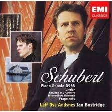 CD Schubert : Piano sonata /Lieder Ian Bostridge, Ophalen of Verzenden, Zo goed als nieuw, Romantiek, Album