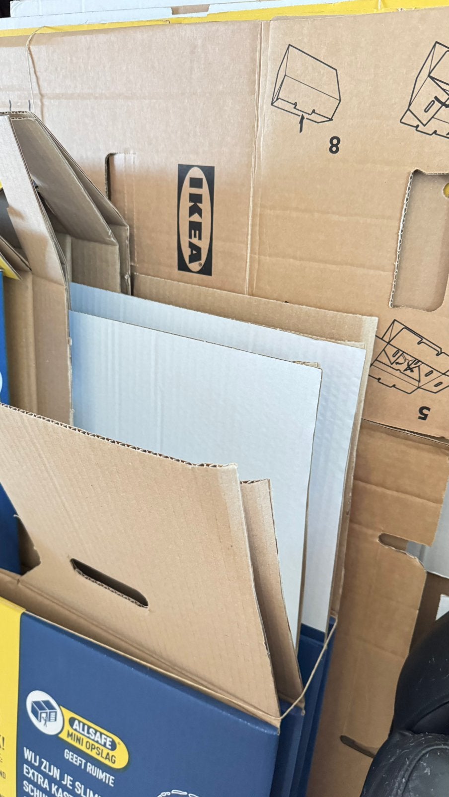Bijna nieuwe verhuisdozen, Ophalen, Doos, 50 tot 75 cm, Zo goed als nieuw