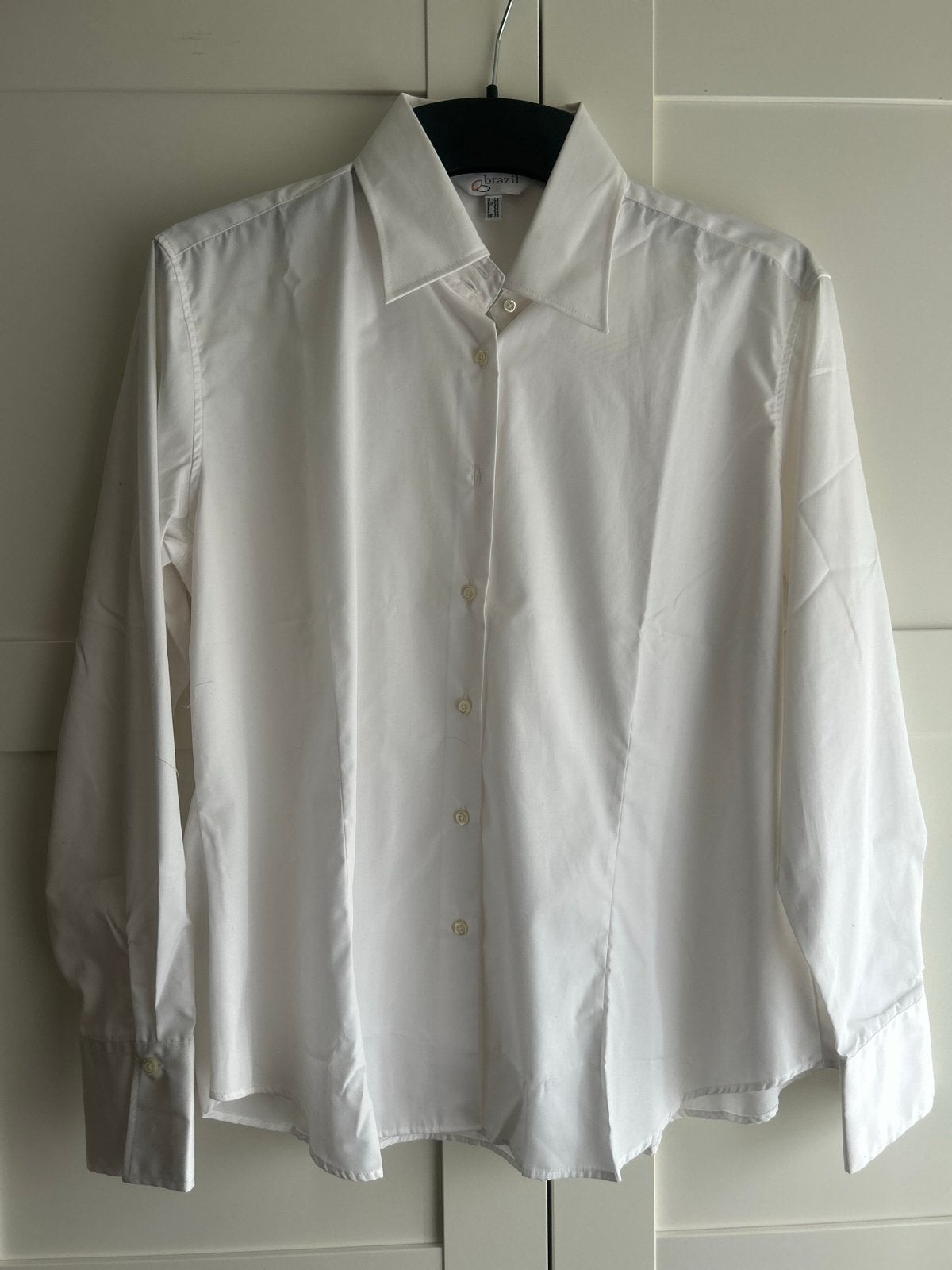 Witte blouse van Brazil, maat 48 (4x), Ophalen of Verzenden, Zo goed als nieuw, Maat 46/48 (XL) of groter, Wit