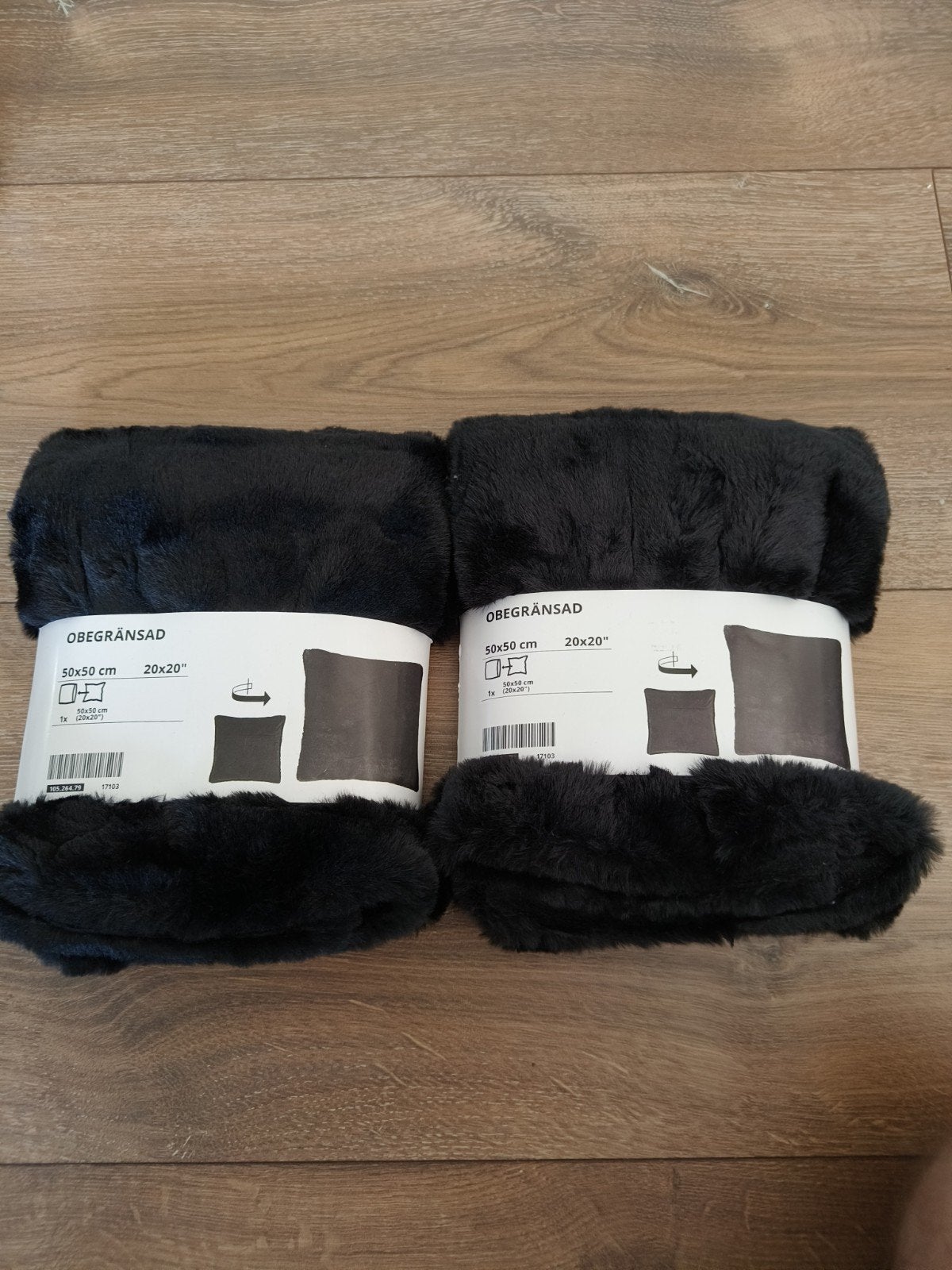 ikea obegransad kussensloop hoes sierkussen, Zwart, IKEA, Nieuw, Ophalen of Verzenden