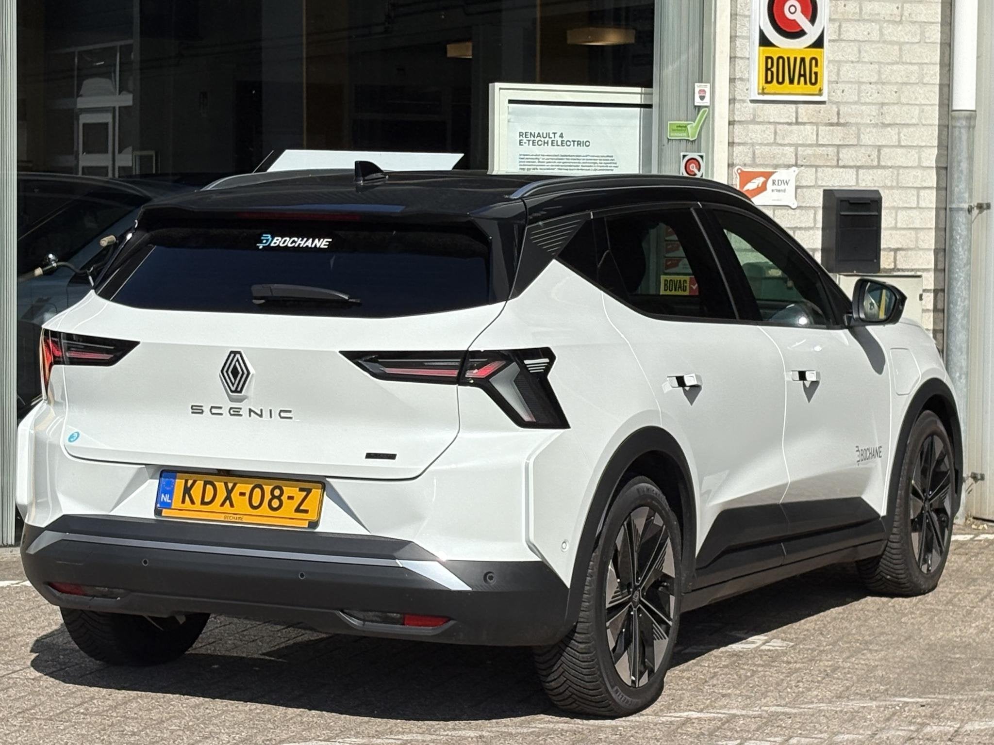 Renault Scenic E-Tech EV87 long range techno | Demo | Pack a, Auto's, Leder en Stof, Wit, Automatische klimaatregeling, 625 km