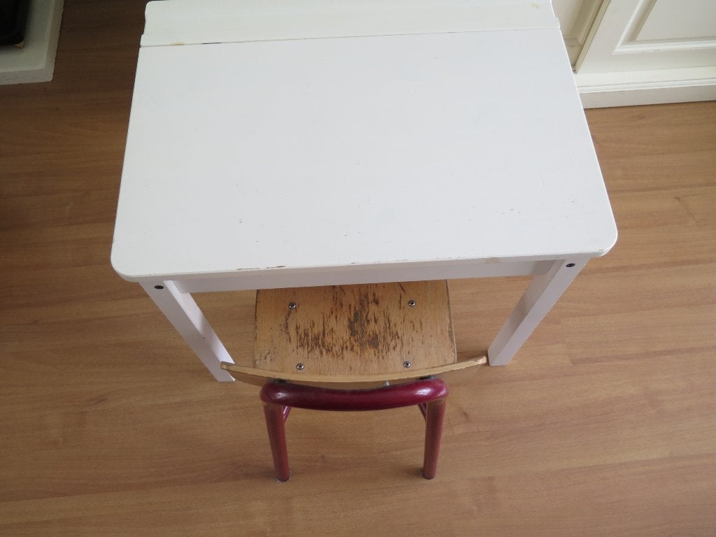 Bureau met opbergruimte Ikea Sundvik bureau/schoolbank stoel, Ophalen, Zo goed als nieuw, Tafel(s) en Stoel(en)