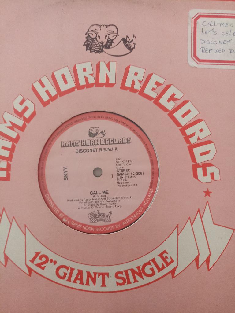 12'' Skyy - Call me / Let's celebrate, Ophalen of Verzenden, Gebruikt, 12 inch