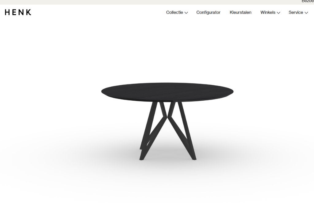 Opknapper. Ben je handig? Super kans! Eettafel Studio Henk, Huis en Inrichting, Tafels | Eettafels, Ophalen, Gebruikt, Rond, Vijf personen of meer
