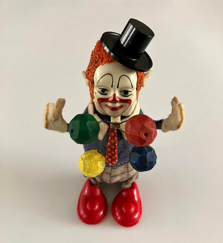 Schuco 965 clown jongleur 1960, Antiek en Kunst, Antiek | Speelgoed, Ophalen of Verzenden