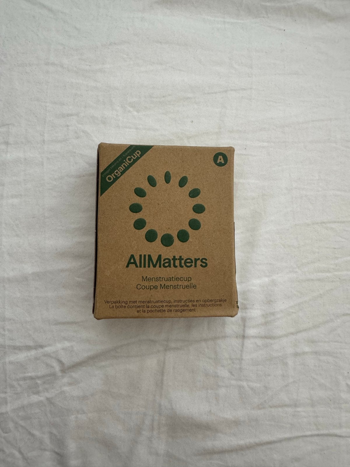 AllMatters Menstruatiecup Maat A - Nieuw in verpakking, Ophalen of Verzenden, Nieuw, Overige typen