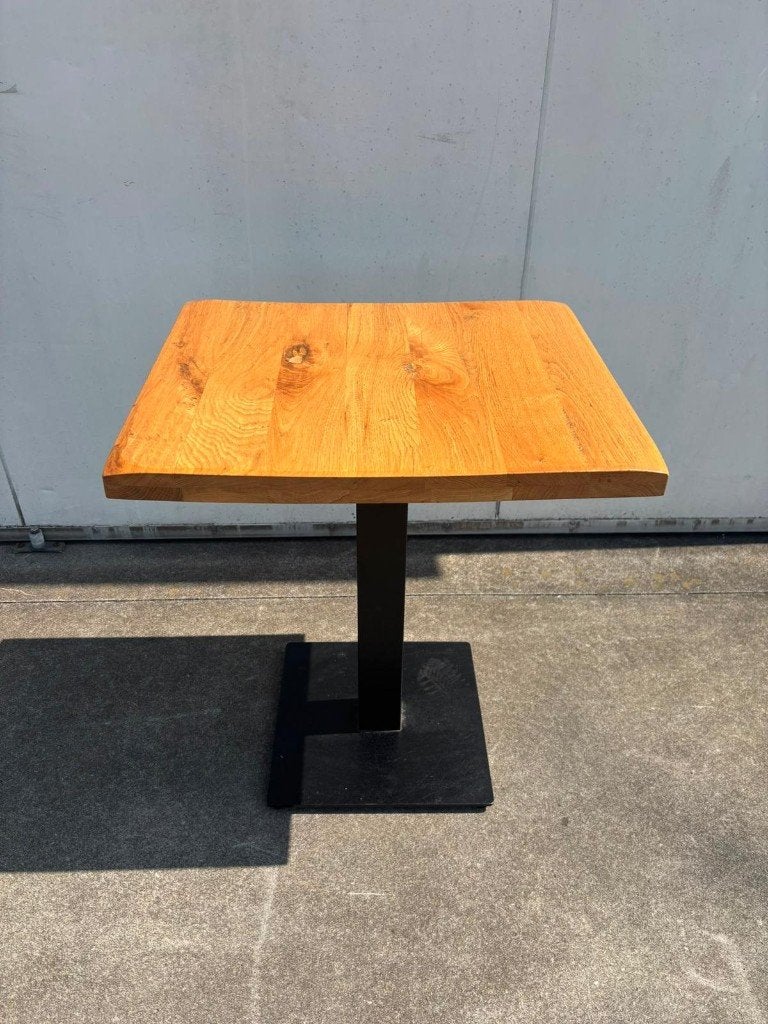 6 stuks nette tafels eiken bistro restaurant tafel 55x65 cm, Ophalen