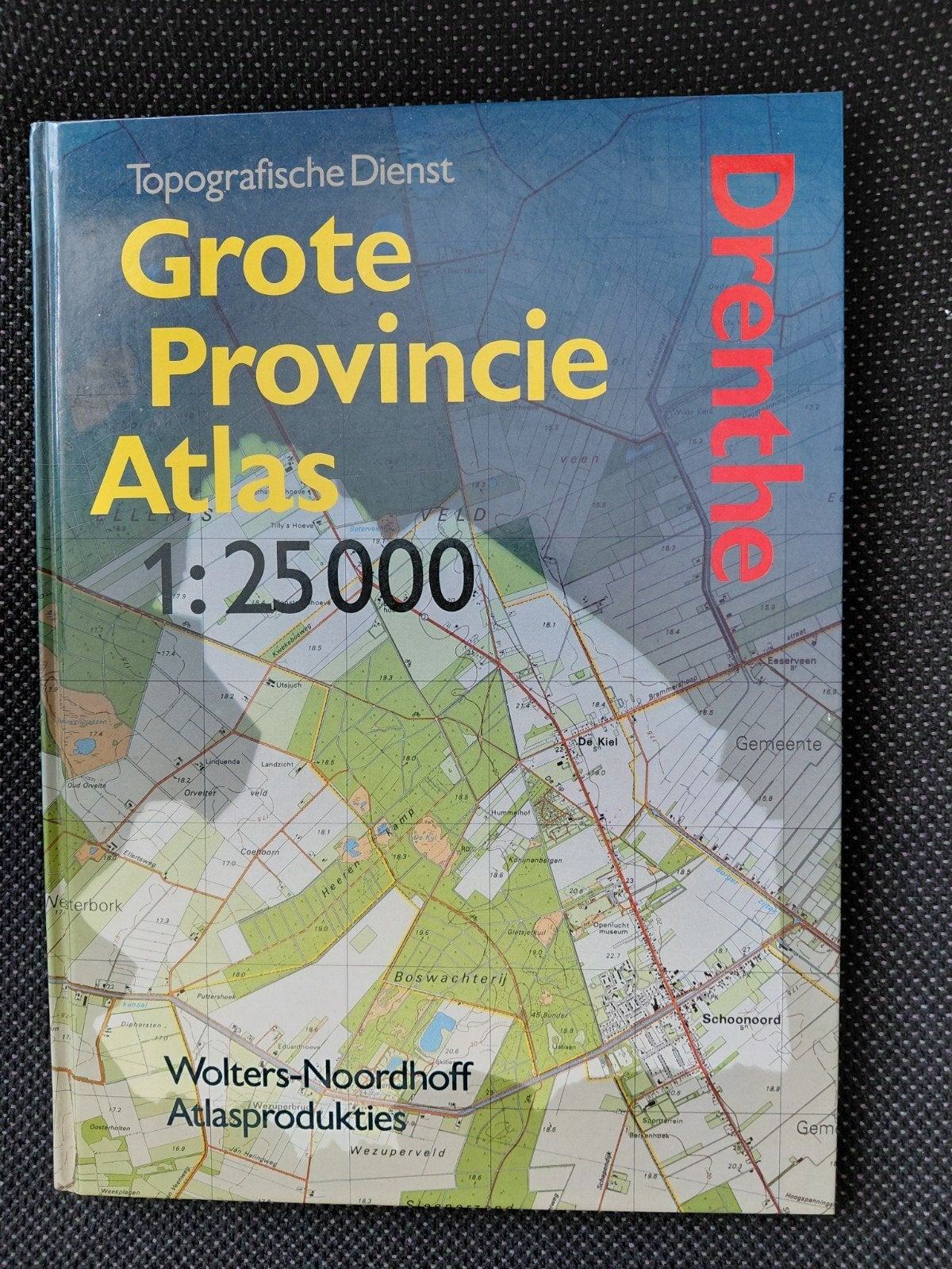 Grote Provincie Atlas Drenthe 1:25.000 Wolters-Noordhoff, Ophalen of Verzenden