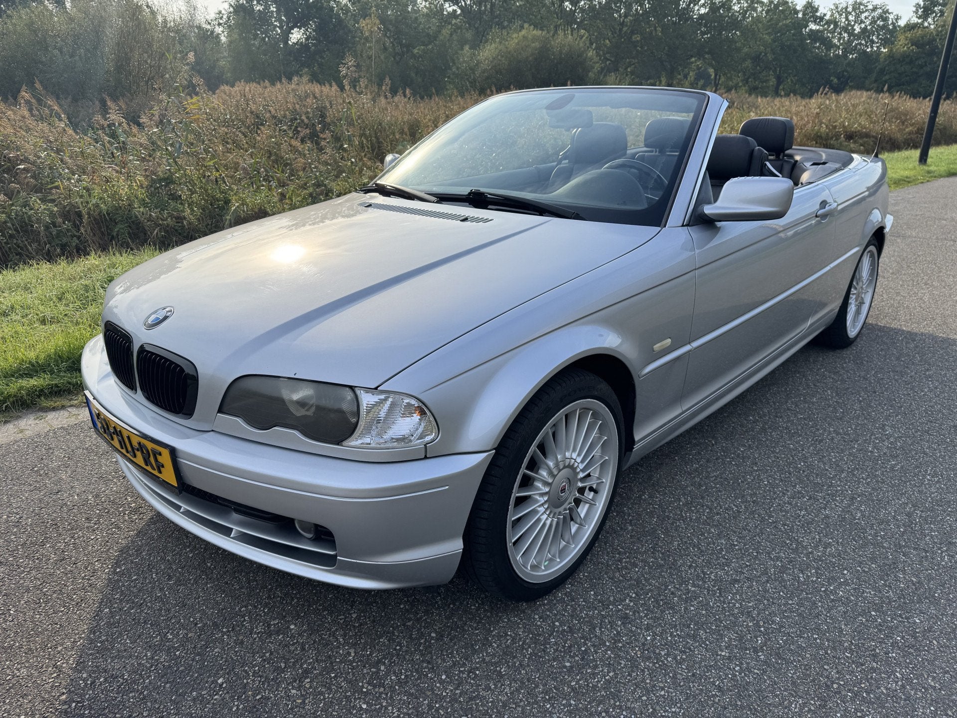 BMW 3 Serie Cabrio 320Ci Executive (bj 2001), Auto's, 2171 cc, Achterwielaandrijving, Zwart, Cabriolet