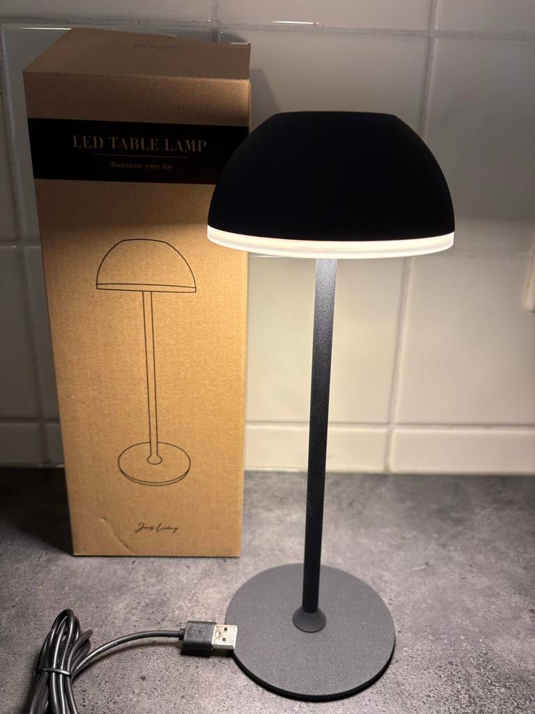 Oplaadbare LED Tafellamp - Draagbaar & Stijlvol, Ophalen, Nieuw, Metaal, 50 tot 75 cm