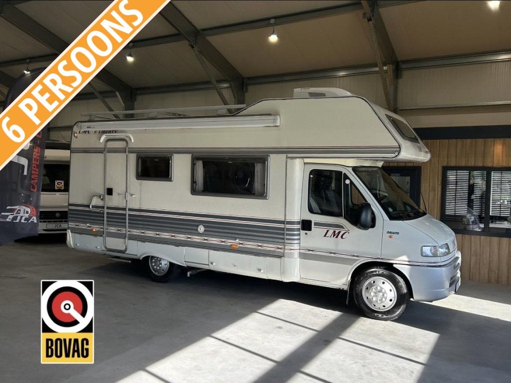 LMC Liberty A660 6-Persoons Dakairco Fiat Ducato 2.8IDTD, Alkoof, Fiat, Bedrijf, ABS