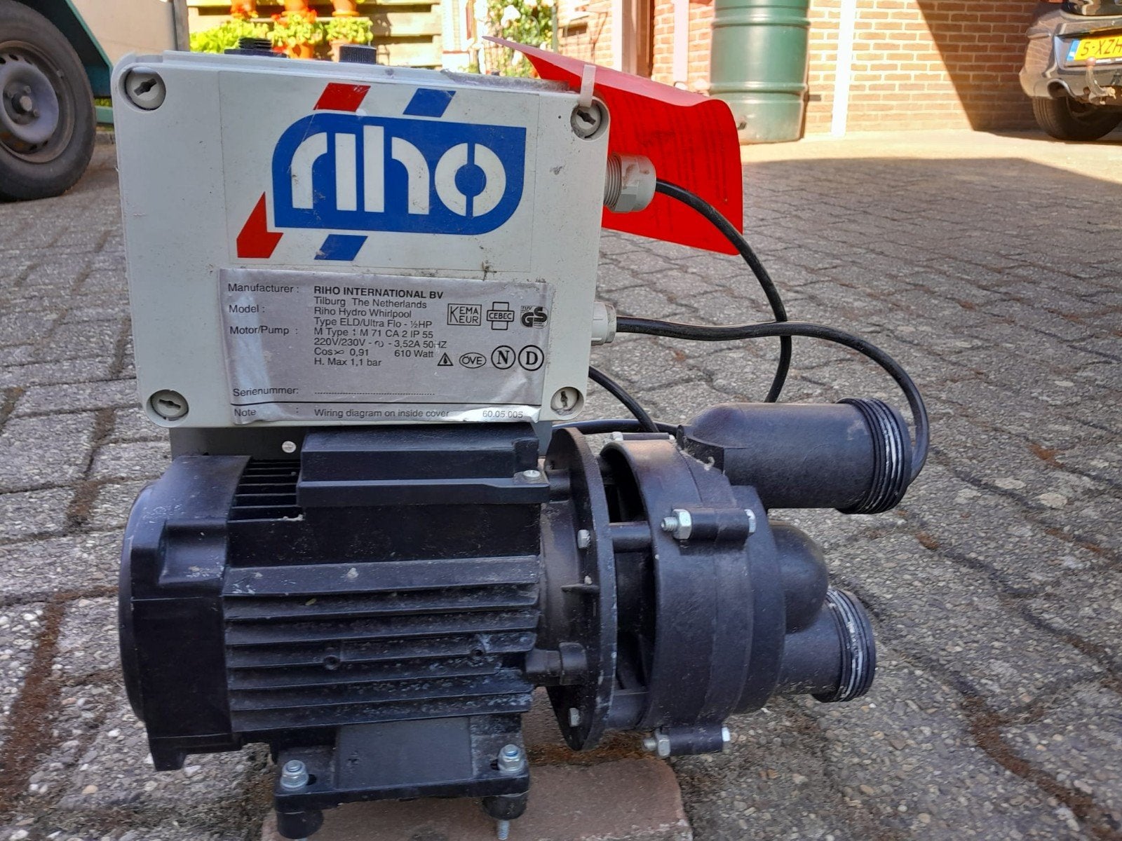 Riho Hydropool Whirlpool Pomp - 610 Watt, Ophalen of Verzenden