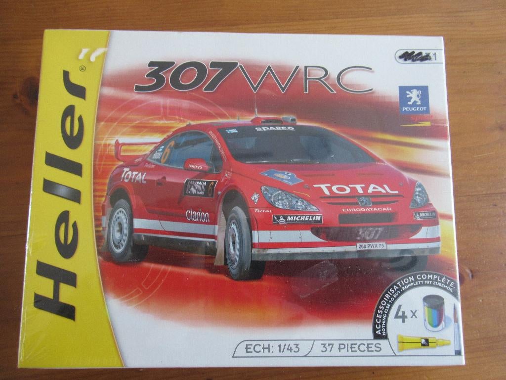 Peugeot 307 WRC (Heller 1/43), Auto, 1:32 tot 1:50, Nieuw, Ophalen of Verzenden