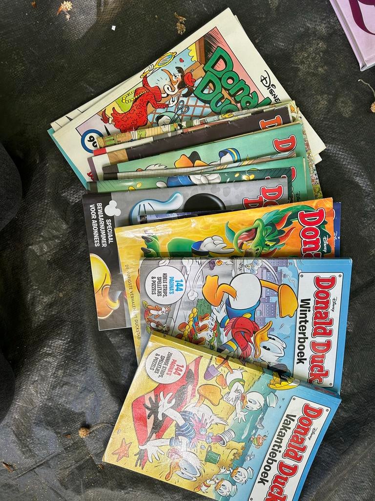 Donald Duck Winterboek & Vakantieboek - Diverse Stripboeken, Boeken, Stripboeken, Meerdere stripboeken, Ophalen of Verzenden, Gelezen