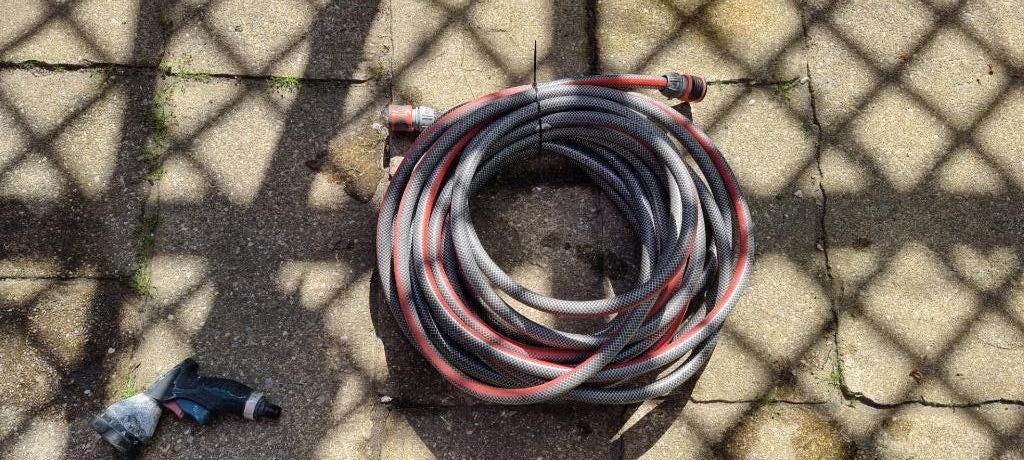 TK: Tuinslang., Tuin en Terras, Tuinslangen, Ophalen of Verzenden, Gebruikt, Tuinslang