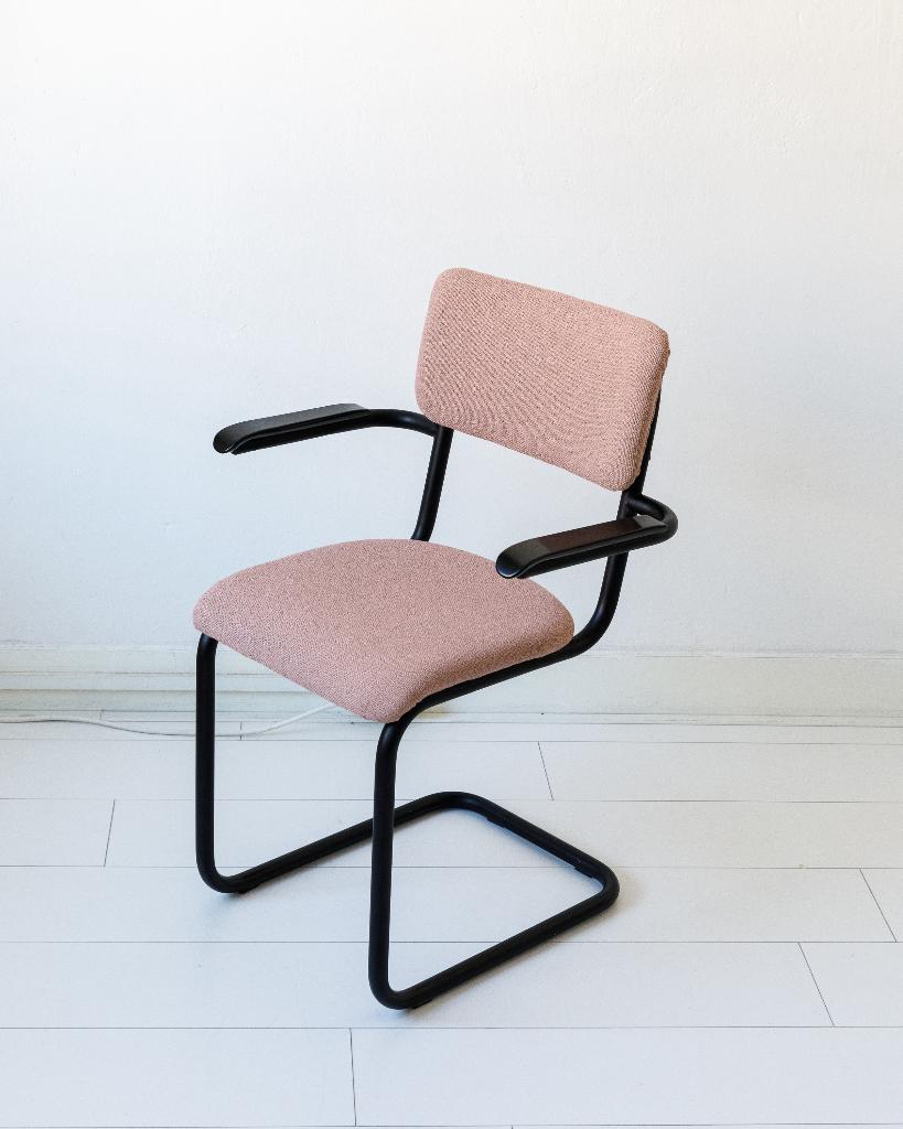 vintage buisframe stoel, Gispen model, Ophalen, Zo goed als nieuw, Stof, Eén