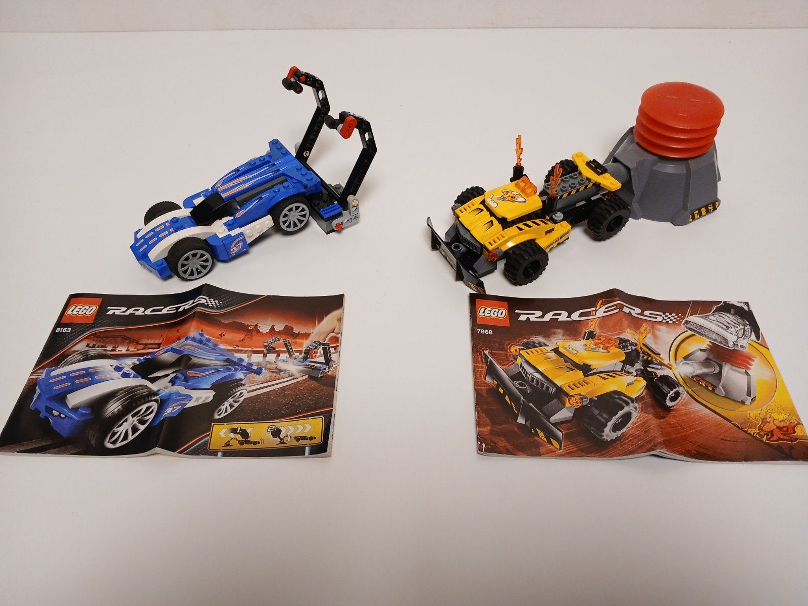lego racers 7968 en 8163 combi set, Ophalen of Verzenden