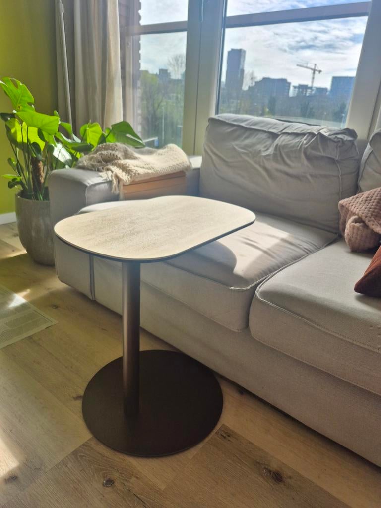 Montel oval salon-/bijzettafel, Ophalen, 50 tot 100 cm, Nieuw, 50 tot 100 cm
