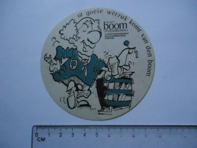 sticker oud Den bosch strip carnaval oeteldonk valkenswaard, Verzamelen, Verzenden, Zo goed als nieuw, Bedrijf of Vereniging