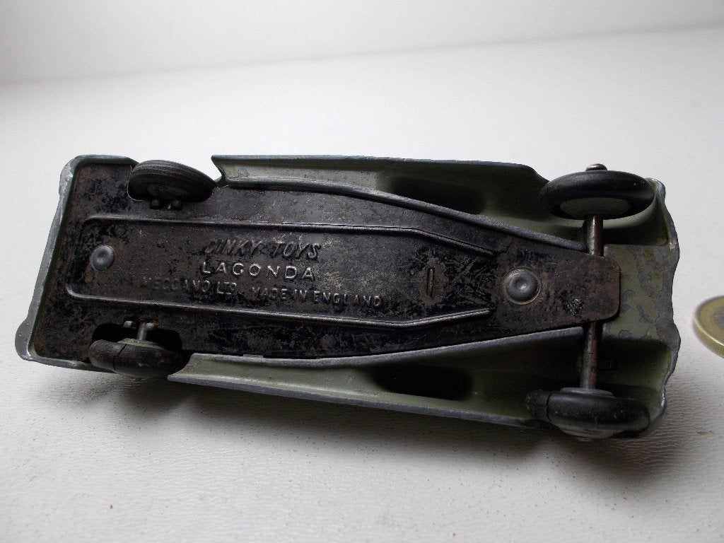 1950 Dinky Toys 38C LAGONDA, Ophalen of Verzenden, Gebruikt, Auto, Dinky Toys