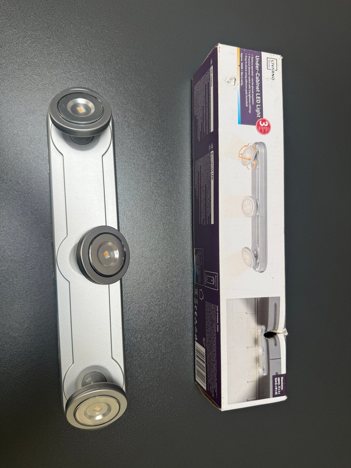 LIVARNO home Onderbouw LED Lamp - Batterijgevoed, Huis en Inrichting, Overige merken, Kunststof, Nieuw, Ophalen of Verzenden