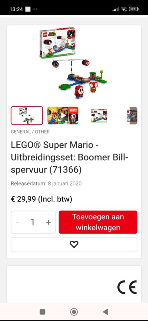 Lego, Ophalen, Nieuw