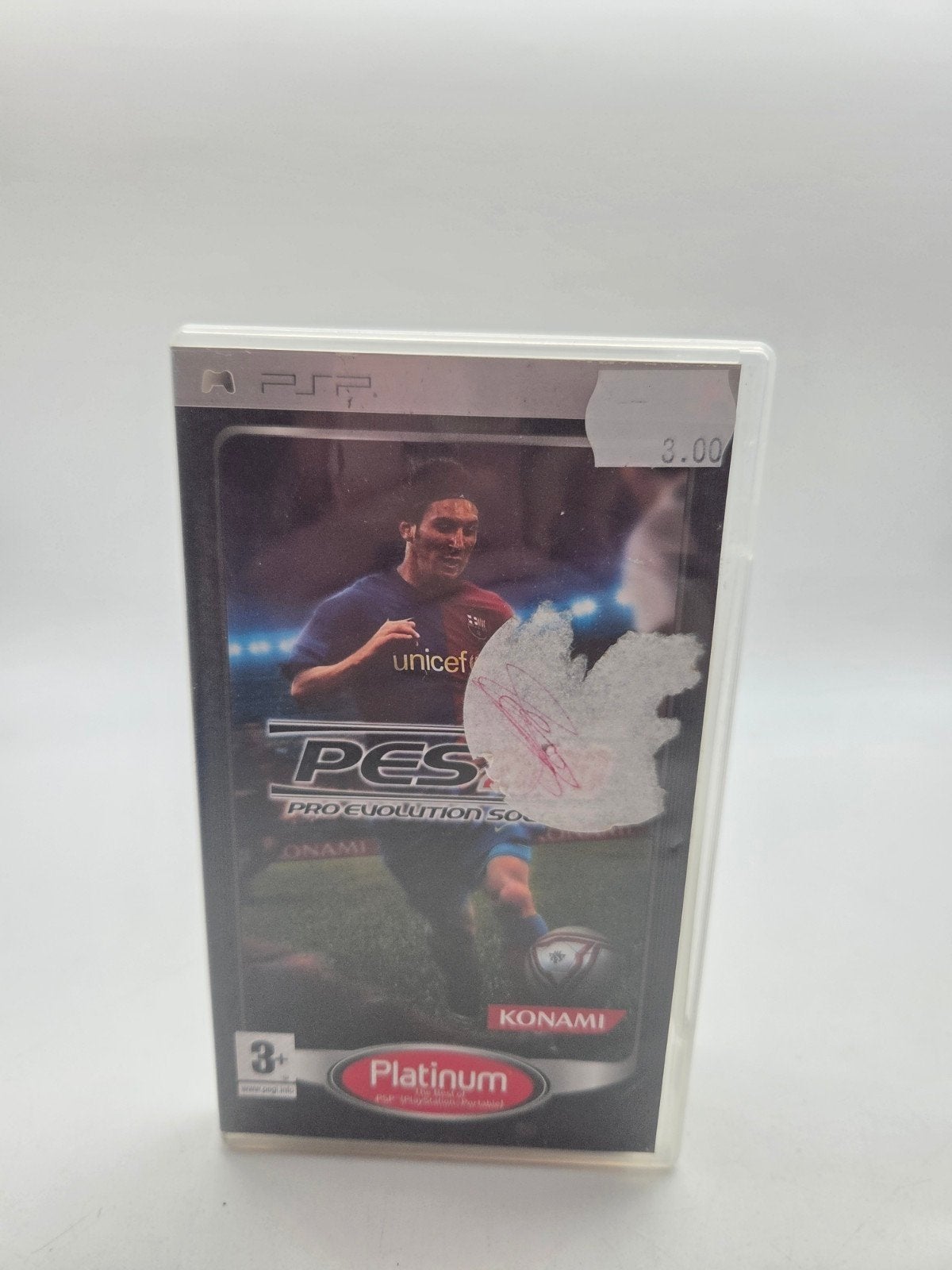 PES 2009 Pro Evolution Soccer PSP Platinum, Gebruikt, Konami Digital Entertainment B.V., 1183 NW Amstelveen, Nederland, 1 speler