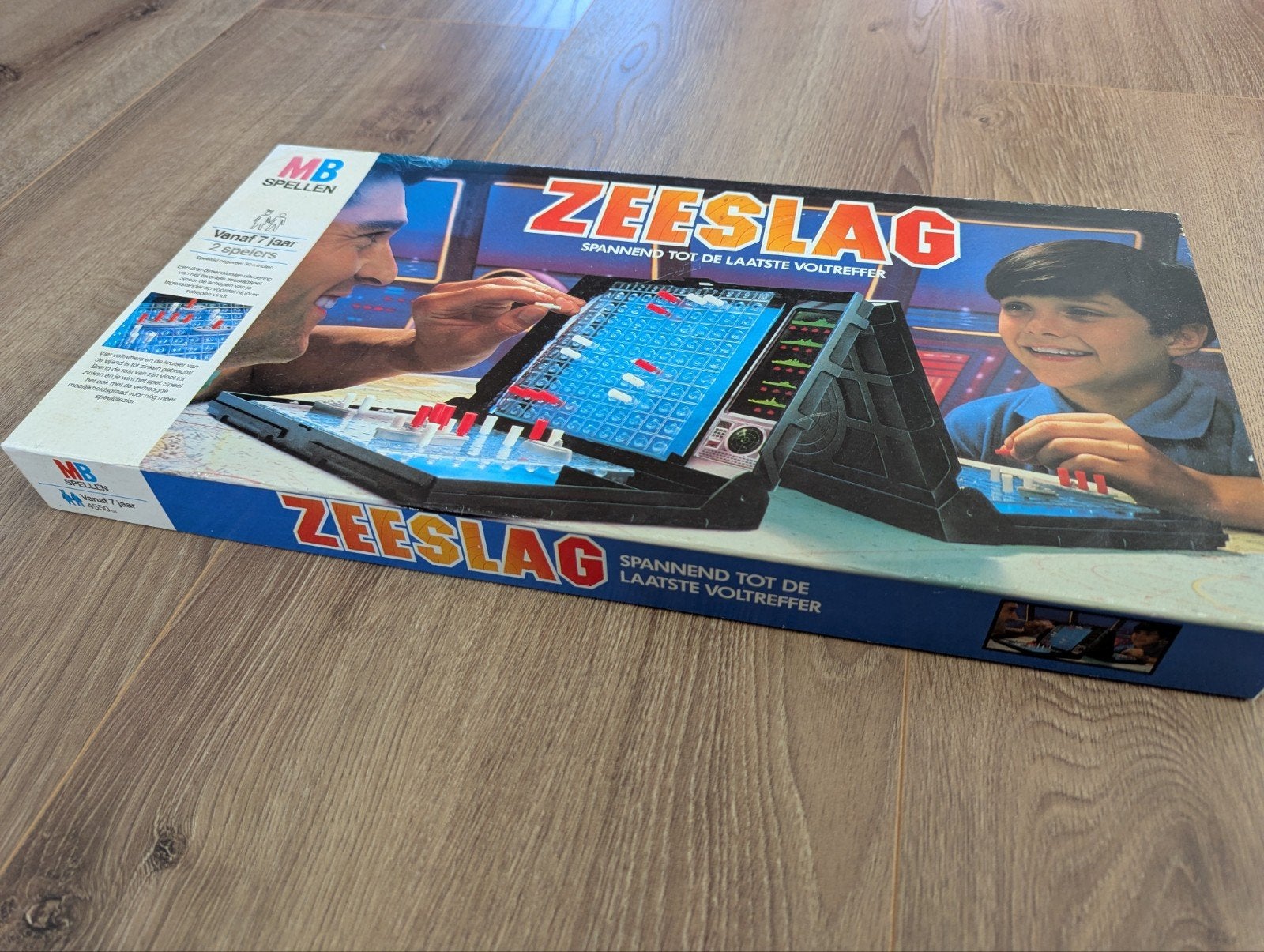 Klassiek Zeeslag Bordspel uit de Jaren '90 - Compleet, Een of twee spelers, Ophalen
