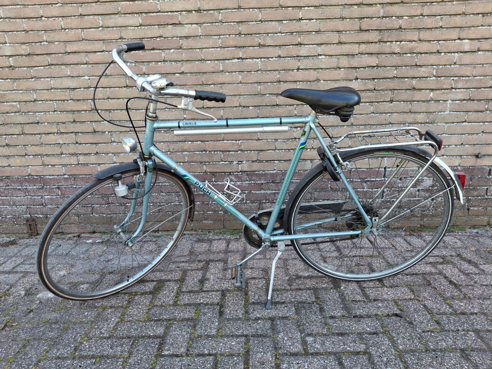 Vintage Puch fiets Cavette, Fietsen en Brommers, Fietsen | Heren | Herenfietsen, Gebruikt, Overige merken, 53 tot 57 cm, Velgrem