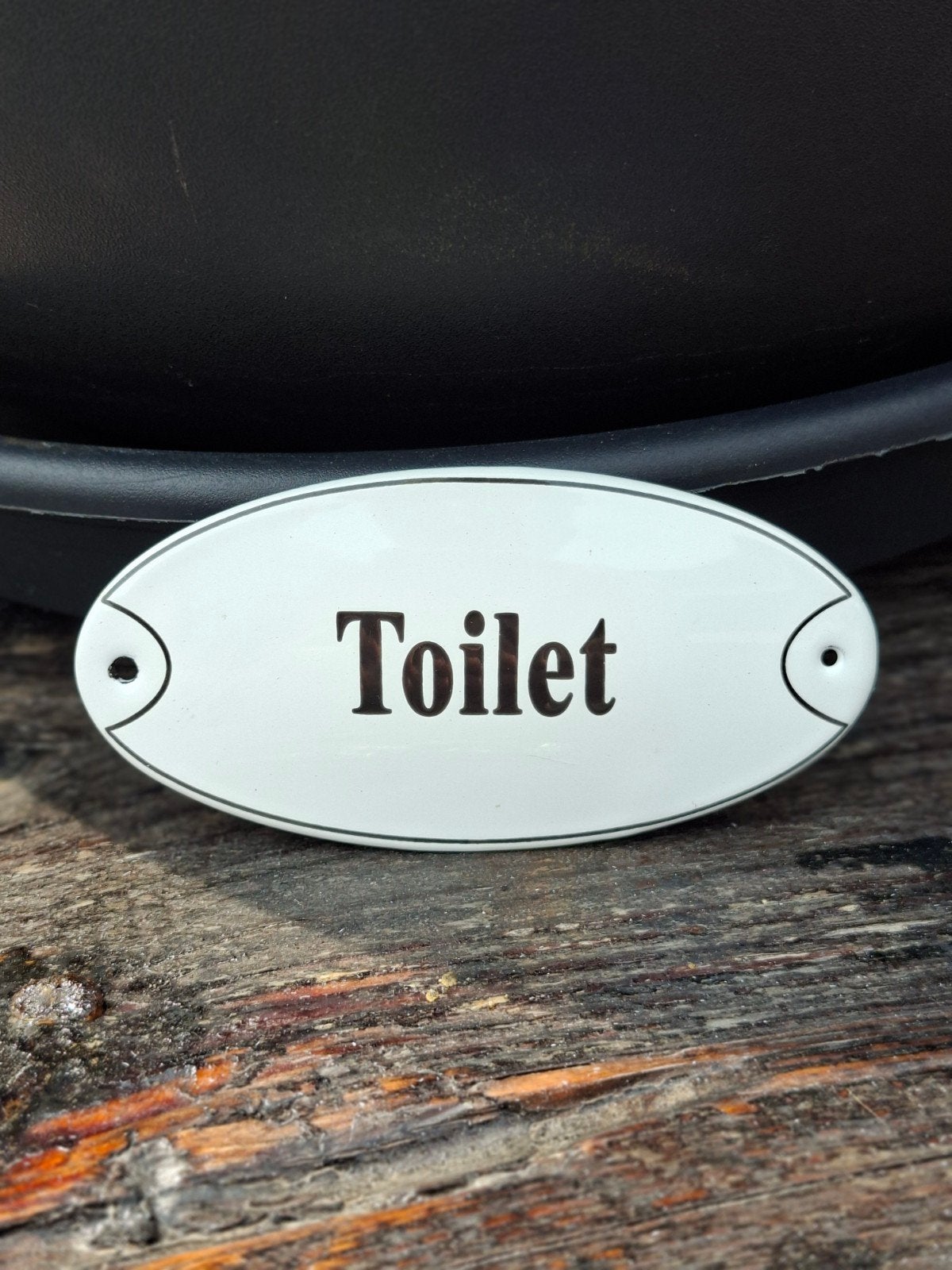 Emaille Deurbordje Toilet, WC, Privé, Heren, Dames, Douche, Antiek en Kunst, Antiek | Emaille, Ophalen of Verzenden