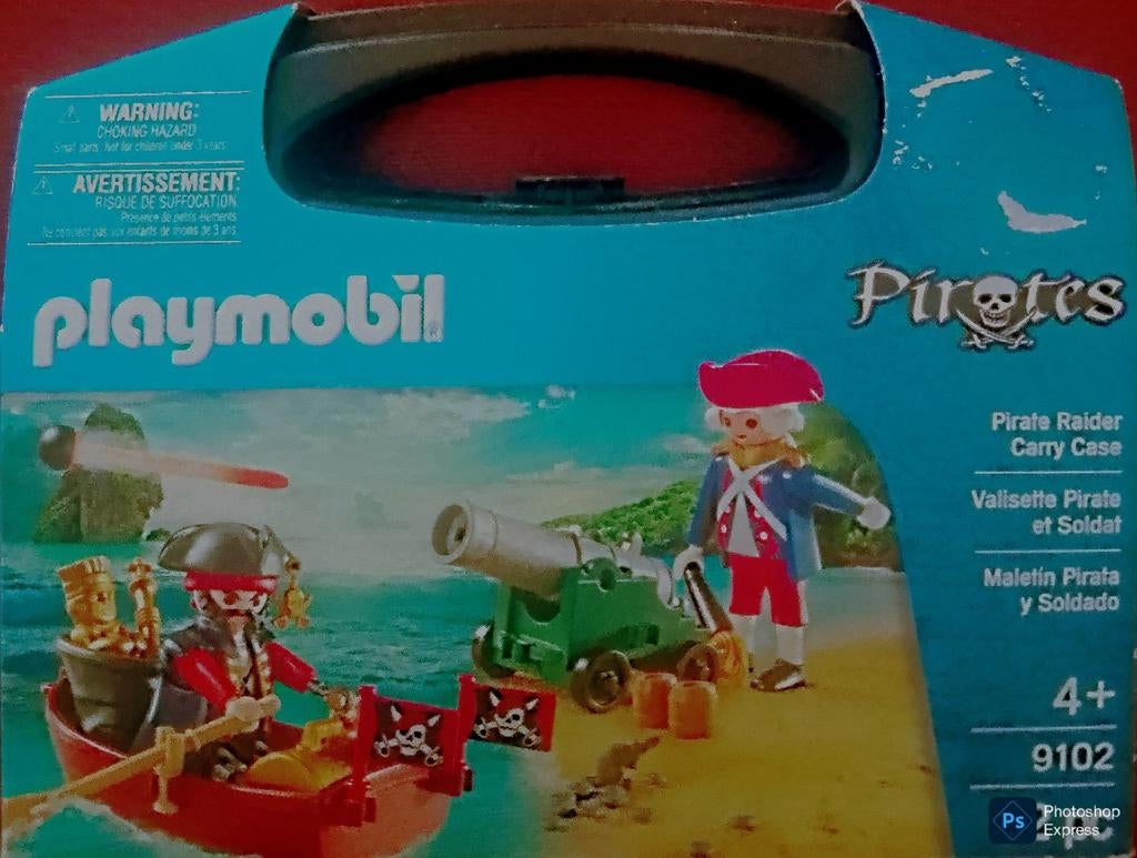 Pirates Piratenplunderaar Carry Case 9102, Ophalen of Verzenden, Zo goed als nieuw, Complete set