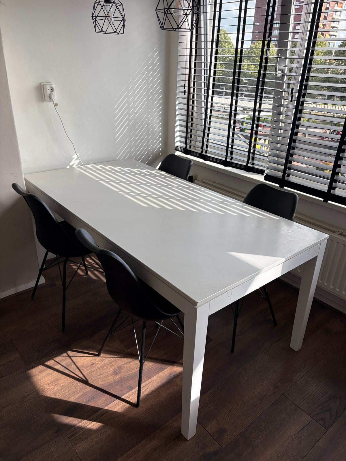 Eetkamerset, Ophalen, Zo goed als nieuw, Rechthoekig, 50 tot 100 cm