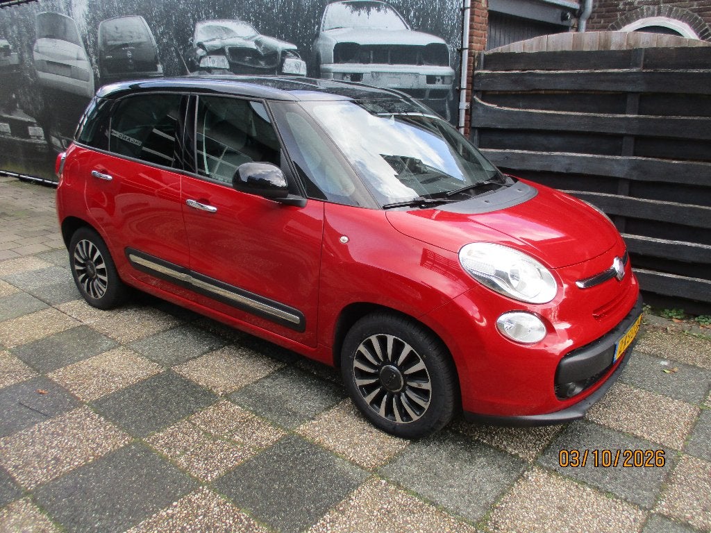 Fiat 500L 0.9 Twinair 2013 Rood, Euro 6, Origineel Nederlands, Handgeschakeld, 1000 kg