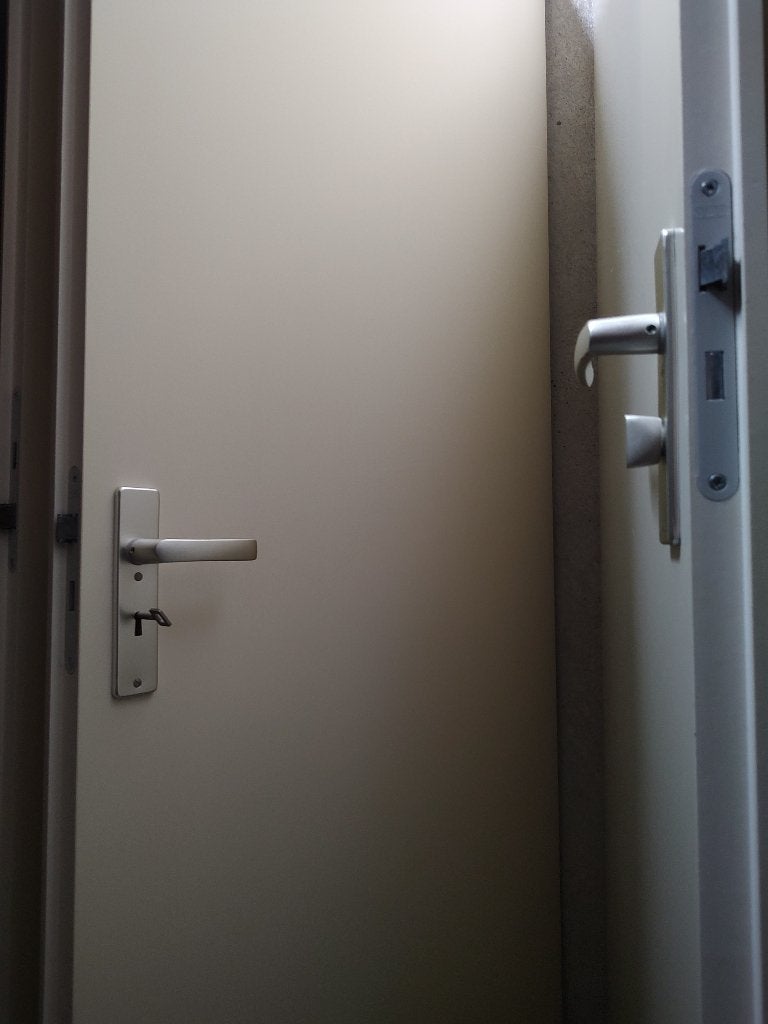 4 Opdekdeuren 83x211,5 binnen, keurige staat (1 x badkamer)!, Ophalen, 80 tot 100 cm, Binnendeur, Zo goed als nieuw