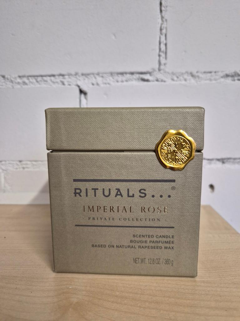 Rituals Imperial Rose Scented Candle, Overige materialen, Nieuw, Ophalen of Verzenden, Grijs