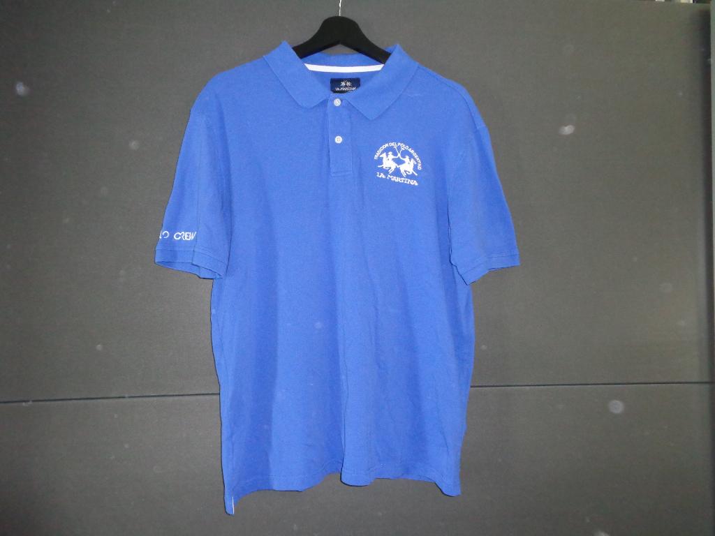 Blauwe polo van La Martina maat XXL, Ophalen of Verzenden, Zo goed als nieuw, Overige maten, Blauw