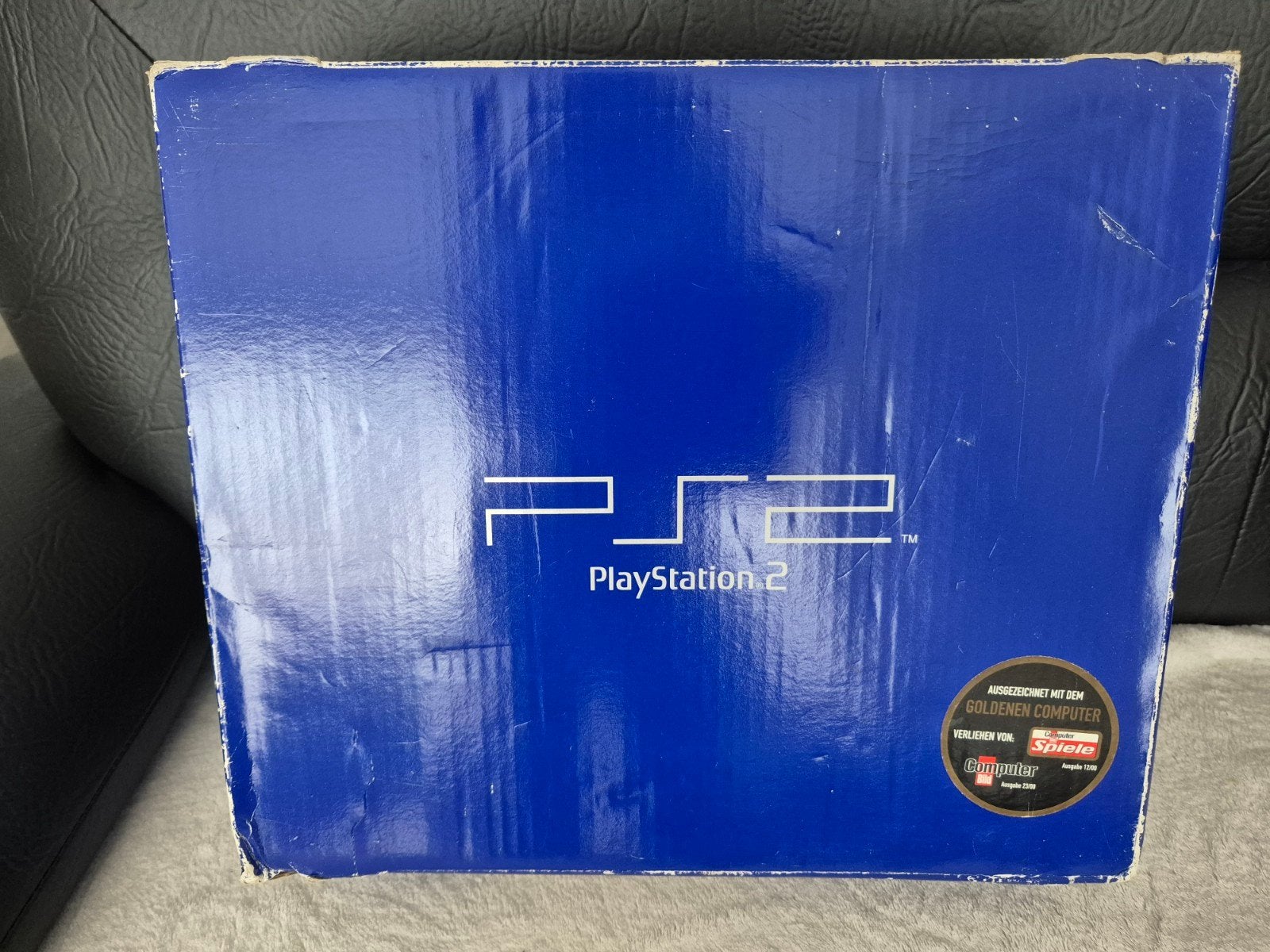 Playstation 2 inclusief controller, kabels, geheugenkaart, Gebruikt, Zwart, Ophalen of Verzenden, Met geheugenkaart