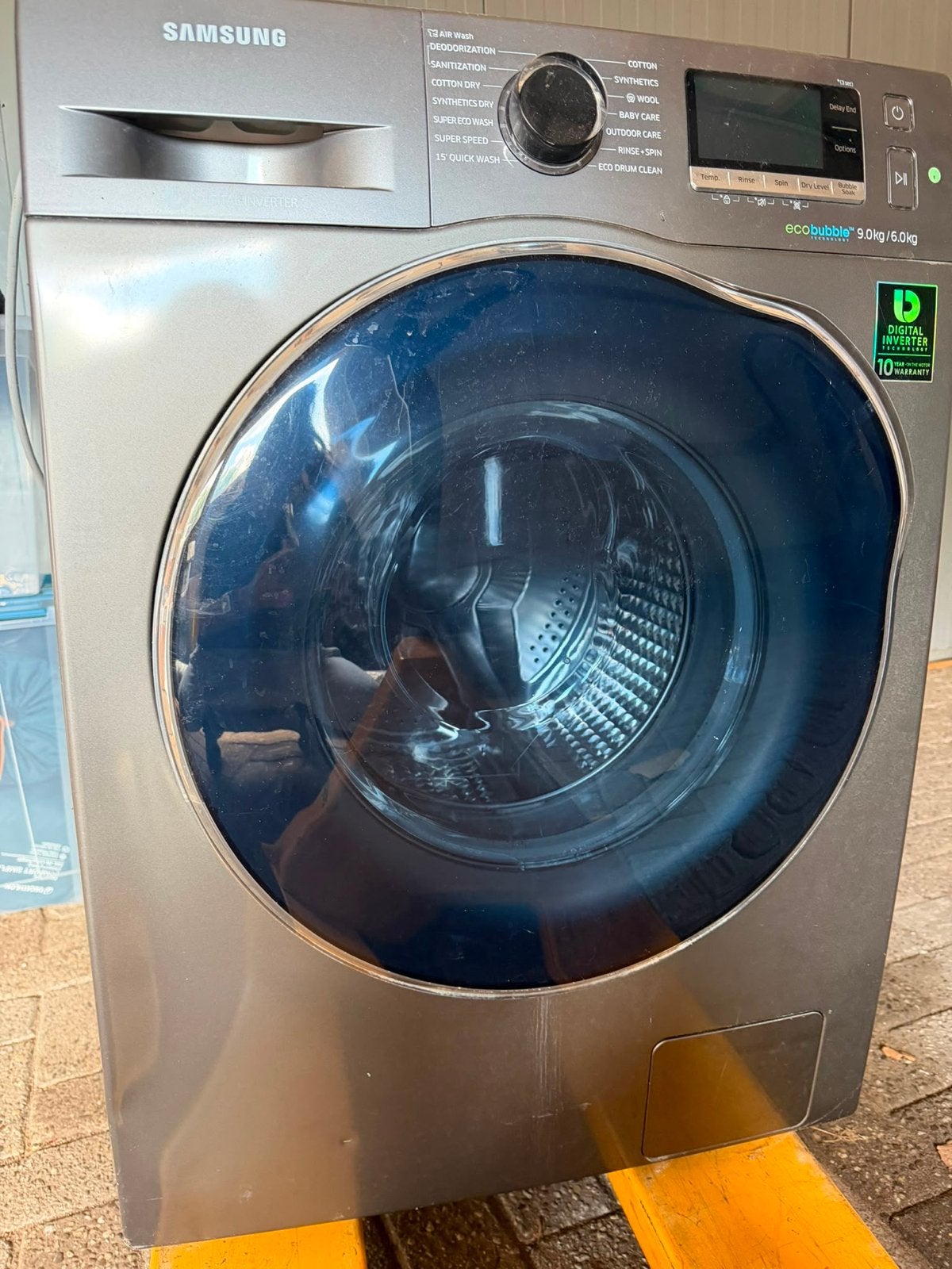 Samsung Wasmachine en Droger Combinatie EcoBubble 9/6kg, Witgoed en Apparatuur, Was-droogcombinaties, 8 tot 10 kg, Ophalen of Verzenden