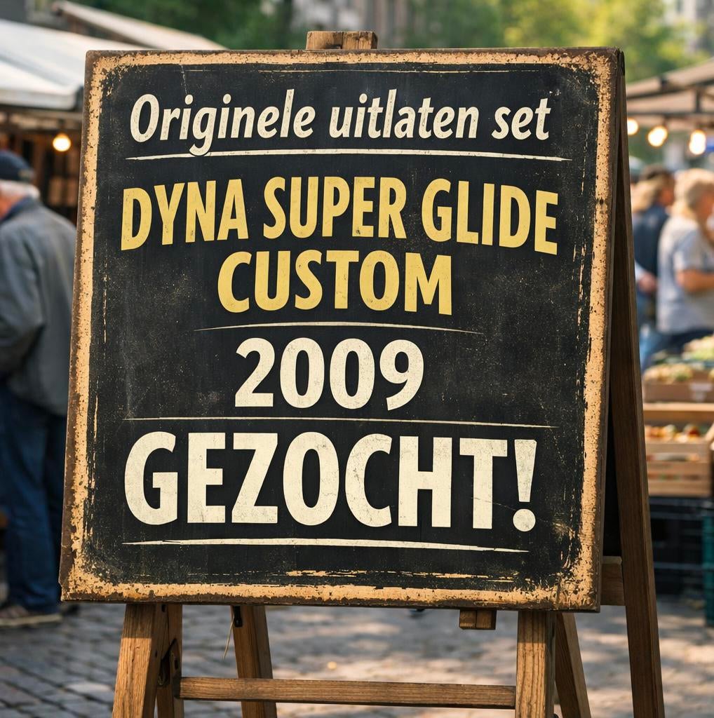 Gezocht: originele uitlaten set voor DYNA FXDC 2009, Ophalen of Verzenden, Gebruikt