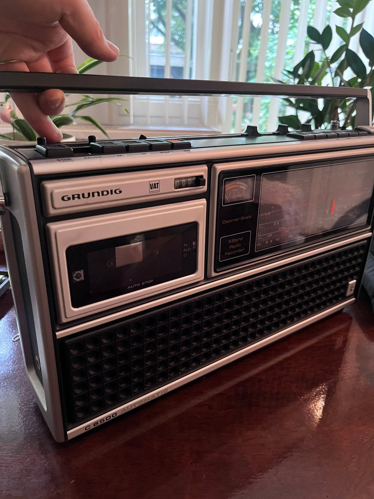 Grundig C 6500 Automatic vintage radio cassetterecorder, Ophalen, Gebruikt