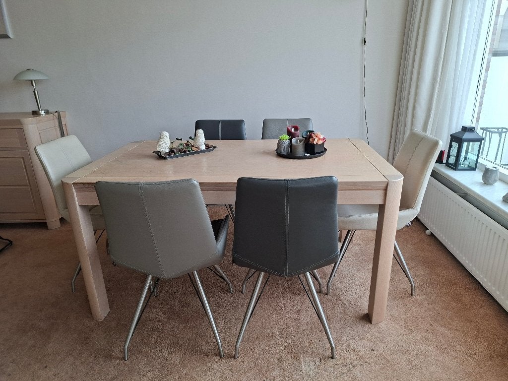 6 design eetkamer stoelen merk Henders en Hazel, Ophalen, Overige kleuren, Zo goed als nieuw, Vijf, Zes of meer stoelen