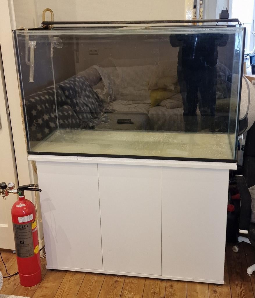 Aquarium (geschikt voor Discus) 120x72x50, Ophalen, Leeg aquarium