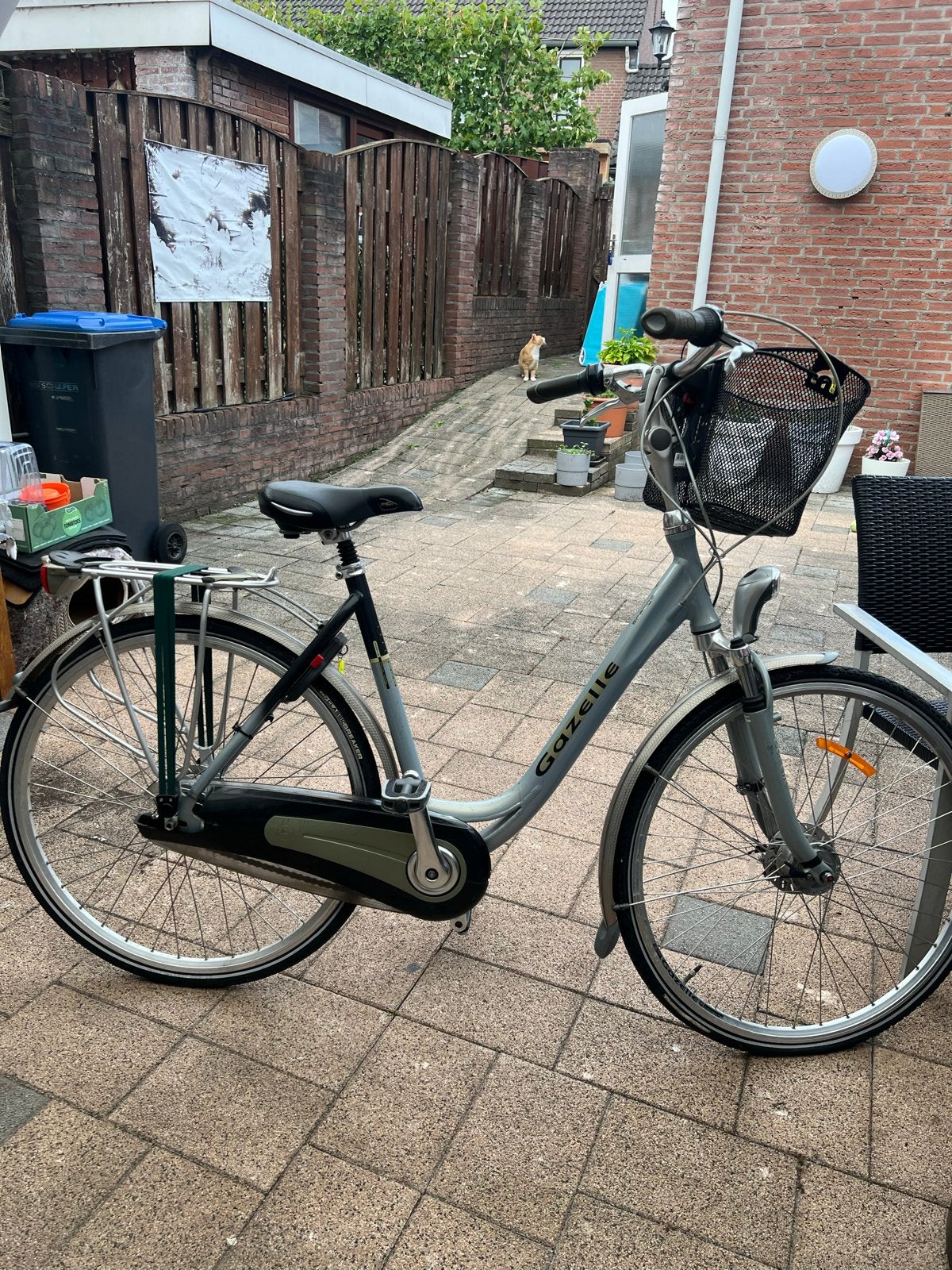 Gazelle Orange damesfiets met mand en versnellingen, Ophalen, Versnellingen, Gazelle, Trommelrem