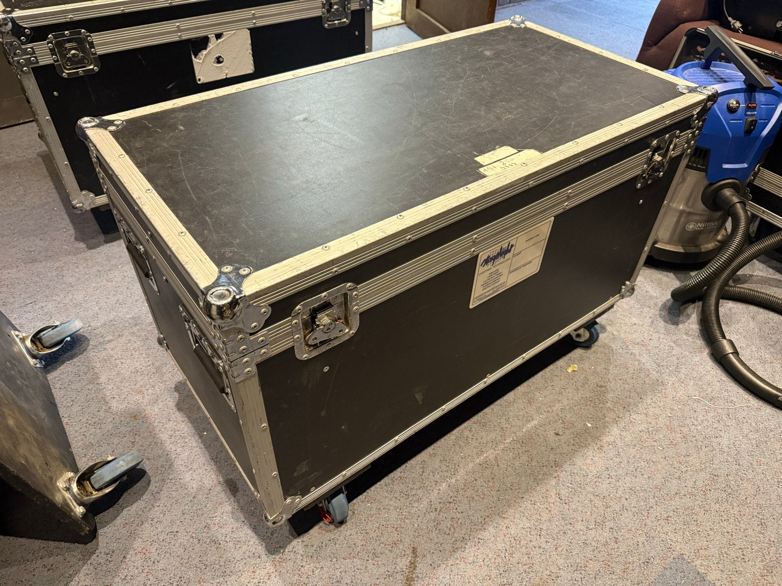 Flightcase met Wielen en Schotten (kabelcase), Ophalen, Gebruikt, Overige instrumenten, Flightcase