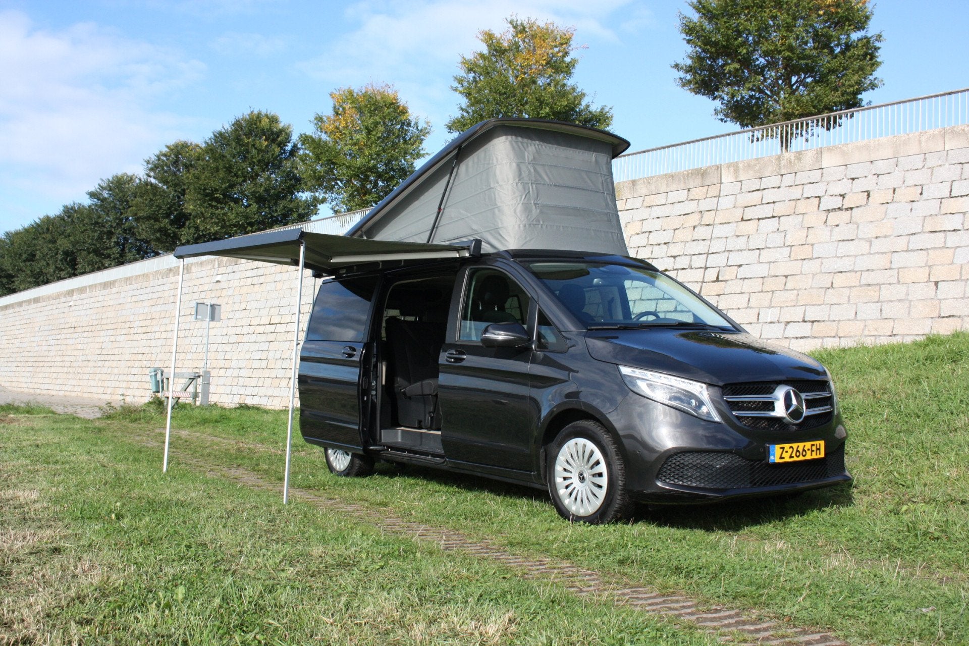 Mercedes-Benz Vito Marco Polo Camper | Trekhaak afneembaar |, Gebruikt, Zwart, 4 stoelen, Bedrijf