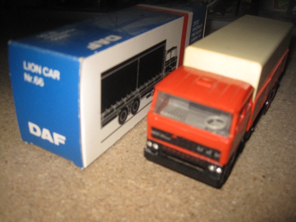 Lion Toys nr. 66 Daf, Ophalen of Verzenden, Gebruikt, Bus of Vrachtwagen, Lion Toys
