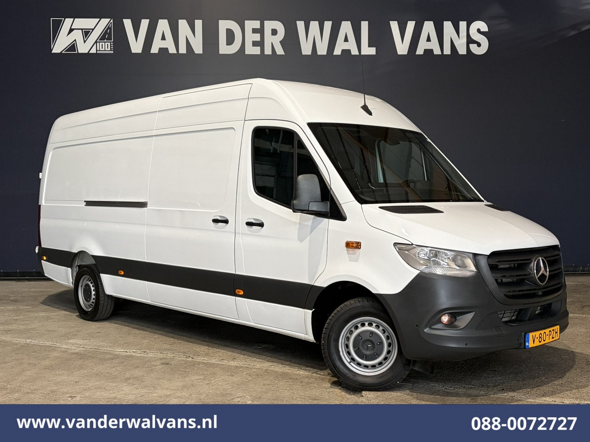 Mercedes-Benz Sprinter 317 CDI 170pk L3H2 Euro6 Airco | 360, Auto's, Bestelauto's, Gebruikt, 4 cilinders, 2000 kg, Mercedes-Benz