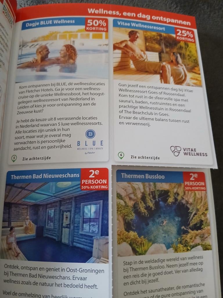 Korting op welnes, Twee personen, Kortingsbon, Spa of Sauna