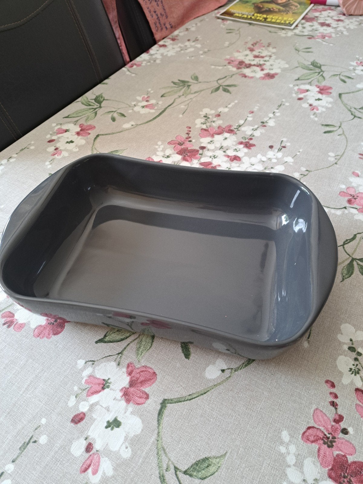 Vivo Villeroy & Boch Ovenschaal Grijs 30x21x7 cm, Ophalen, Overige typen, Nieuw, Steen/keramiek
