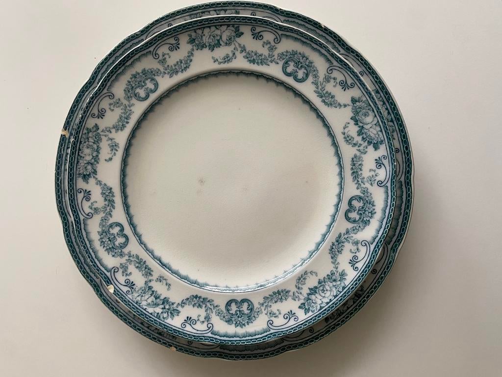 4X Wedgwood Rivoli borden ,vintage, Antiek en Kunst, Ophalen of Verzenden